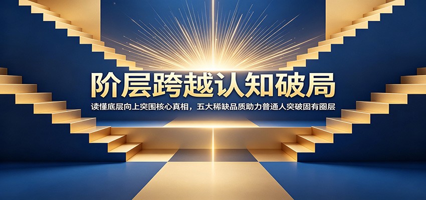 阶层跨越认知破局：读懂底层向上突围核心真相，五大稀缺品质助力普通人突破固有圈层-好运多多