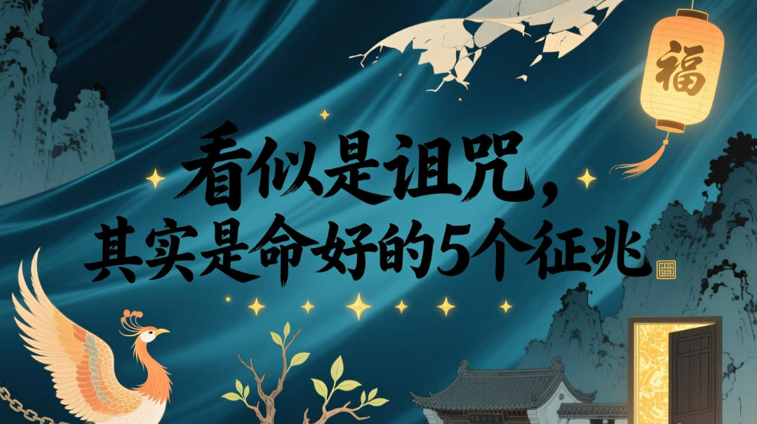 付费文章：看似是诅咒，其实是命好的5个征兆-好运多多