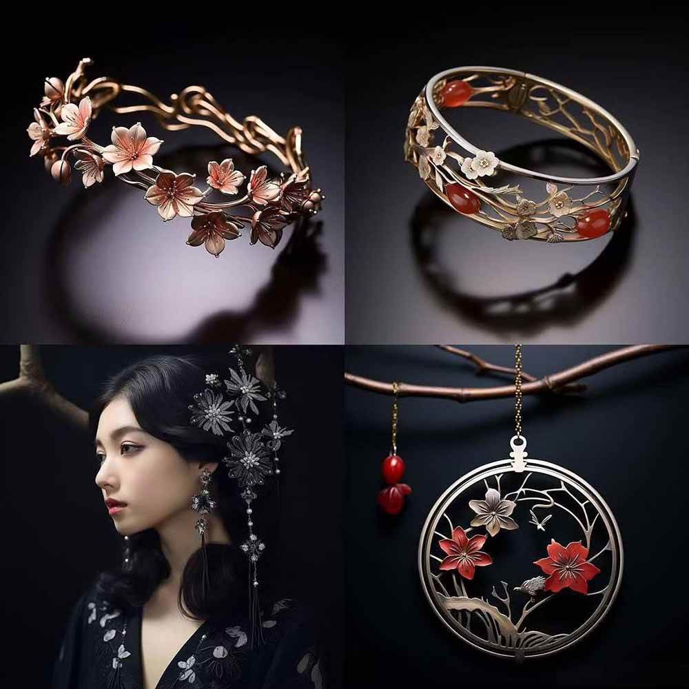 图片[5]-463个Midjourney珠宝摄影提示词：覆盖全品类珠宝，AI设计秒出专业效果-好运多多