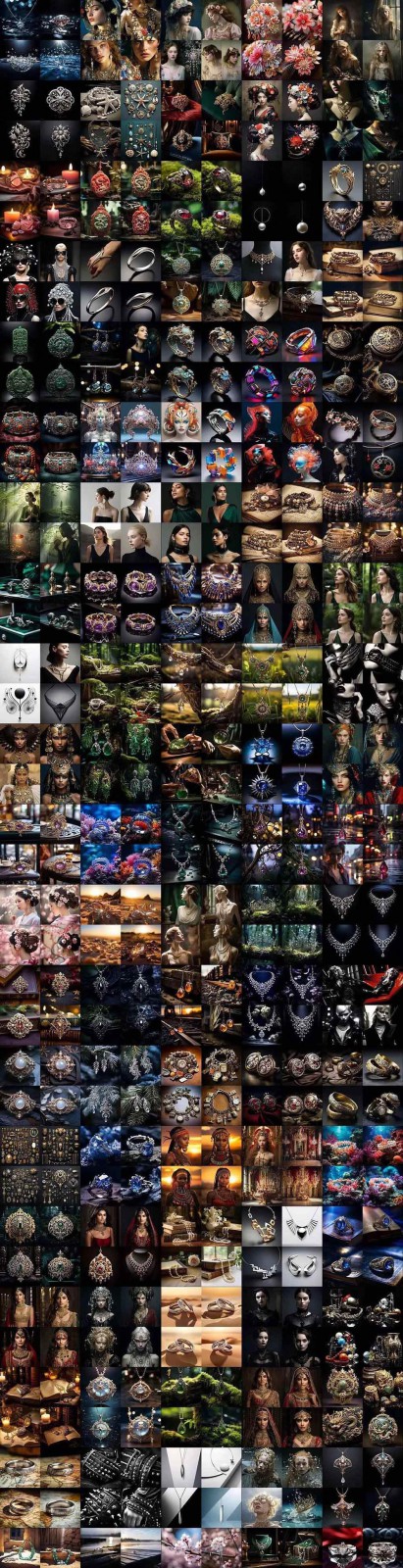 图片[9]-463个Midjourney珠宝摄影提示词：覆盖全品类珠宝，AI设计秒出专业效果-好运多多