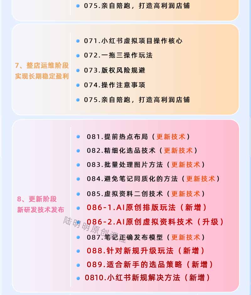 图片[4]-小红书虚拟项目特训班9.0，全面拥抱AI，批量产出原创PPT货源，单品/单店纯利润几万到几十W-好运多多